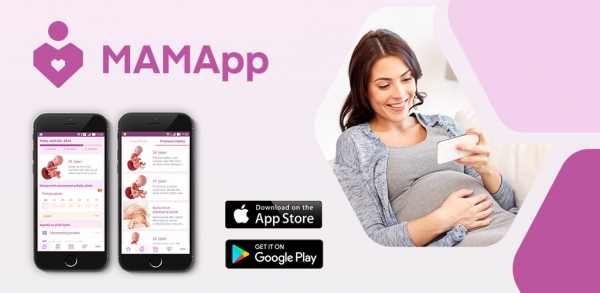 Aplikace pro těhotné MAMApp je nejstahovanější aplikací posledních dní